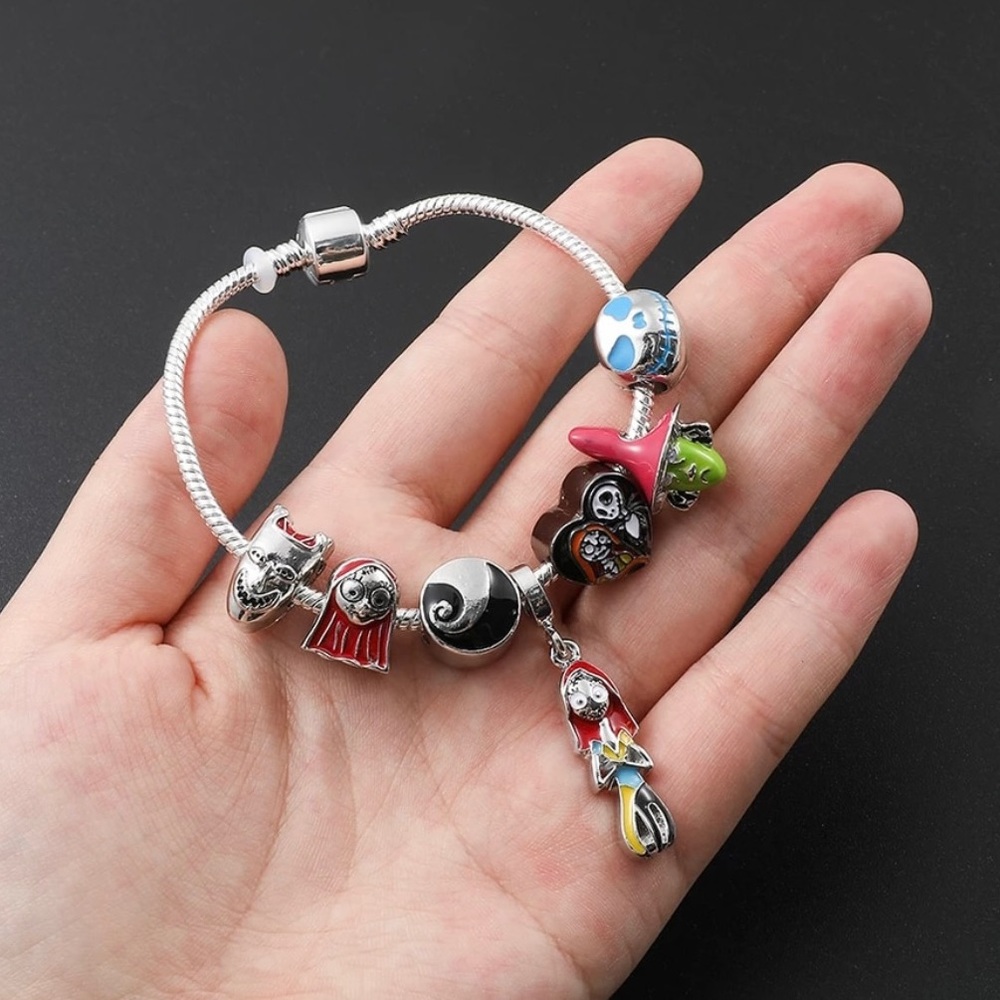 Nightmare Before Christmas Theme Charm Bracelet